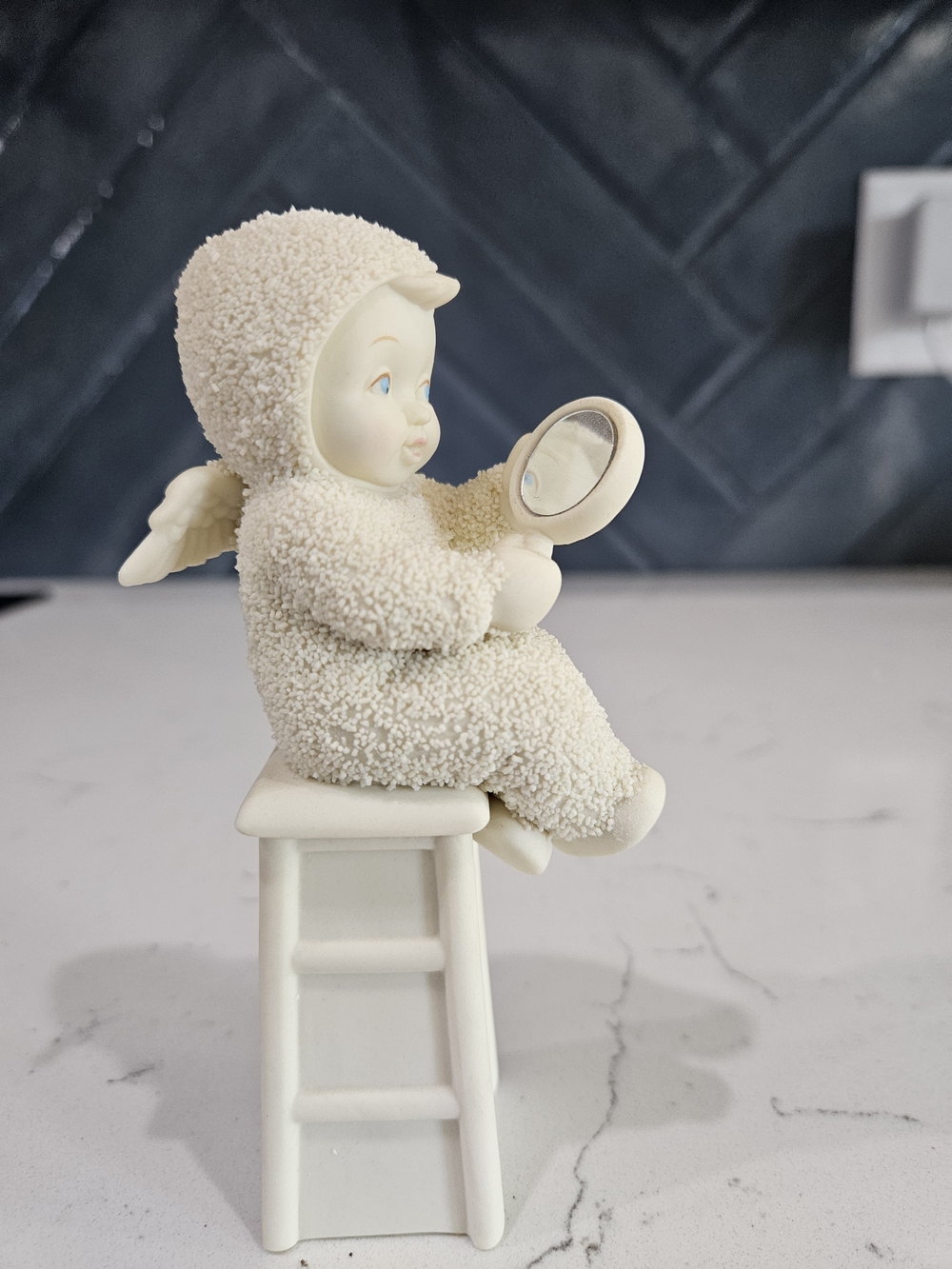 Vintage Dept. 56 Snowbabies "Smile At Yourself"